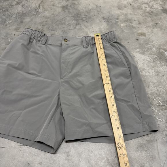 Wowie Shorts Mens Large Gray Performance Elastic Waist Lightweight Casual Golf - Picture 2 of 7